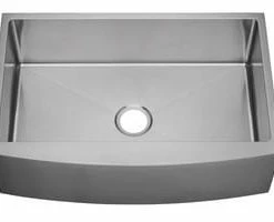 Best deal ⭐ PROFLO® Sault Series 33 x 22 in. Stainless Steel Single Bowl Farmhouse Kitchen Sink with Sound Dampening 🧨
