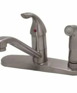Promo 🥰 PROFLO® Single Handle Kitchen Faucet in Brushed Nickel 💯