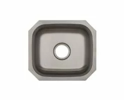Outlet ✔️ PROFLO® Plomosa 17-13/16 x 15-15/16 in. No Hole Stainless Steel Single Bowl Undermount Kitchen Sink 🛒
