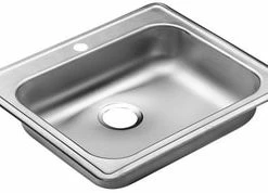 Deals 🧨 PROFLO® Bealeton 25 x 21-1/4 in. 1-Hole Stainless Steel Single Bowl Drop-in Kitchen Sink 🤩
