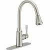 Cheapest 🔔 PROFLO® Malden Single Handle Pull Down Kitchen Faucet with Two-Function Spray in Brushed Nickel 🎁