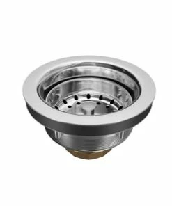 Best Pirce 😀 PROFLO® Premium Series 3 in. Brass, Rubber, Stainless Steel and Zinc Basket Strainer 🎁