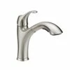 Coupon 🎉 PROFLO® Hallinan Single Handle Pull Out Kitchen Faucet with Two-Function Spray in Brushed Nickel 👏