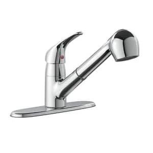 Budget 🥰 PROFLO® Single Handle Pull Out Kitchen Faucet with Two-Function Spray in Polished Chrome ✨ 2 Budget 🥰 PROFLO® Single Handle Pull Out Kitchen Faucet with Two-Function Spray in Polished Chrome ✨ - Image 2