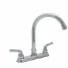 Coupon 🥰 PROFLO® Kalada Two Handle Kitchen Faucet with 3 Faucet Holes in Polished Chrome 🧨