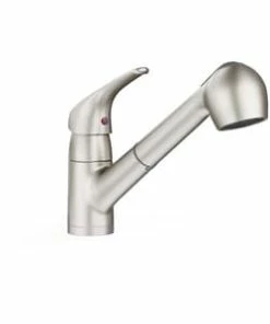 Discount ⭐ PROFLO® Single Handle Pull Out Kitchen Faucet with Two-Function Spray with in Brushed Nickel 🤩