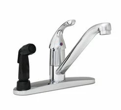 Outlet 🔔 PROFLO® Heathcote Single Handle Kitchen Faucet in Polished Chrome 😀
