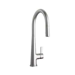 Outlet 😍 PROFLO® Cowan Series Single Handle Pull Down Kitchen Faucet with Two-Function Spray in Brushed Nickel 🎉 1 Outlet 😍 PROFLO® Cowan Series Single Handle Pull Down Kitchen Faucet with Two-Function Spray in Brushed Nickel 🎉