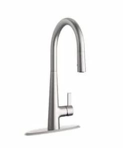 Outlet 😍 PROFLO® Cowan Series Single Handle Pull Down Kitchen Faucet with Two-Function Spray in Brushed Nickel 🎉 8 Outlet 😍 PROFLO® Cowan Series Single Handle Pull Down Kitchen Faucet with Two-Function Spray in Brushed Nickel 🎉 -Profl® Sales Store Query 210