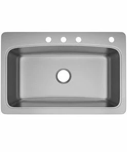 Coupon 😍 PROFLO® Bealeton 33 x 22 in. 4-Hole Stainless Steel Single Bowl Drop-in Kitchen Sink 🤩