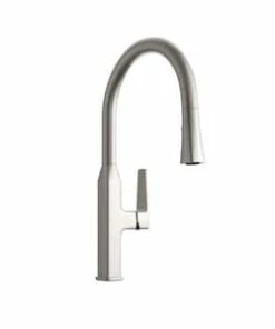 Best Sale 🤩 PROFLO® Scovin Single Handle Pull Down Kitchen Faucet with Two-Function Spray in Brushed Nickel 💯