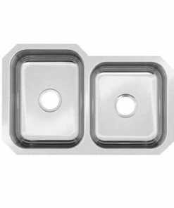 Deals ❤️ PROFLO® Plomosa 31-3/4 x 20-1/2 in. Stainless Steel Double Bowl Undermount Kitchen Sink ✨