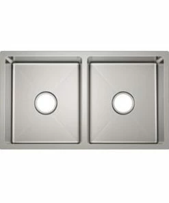 Best Sale 🥰 PROFLO® Plamosa 31 x 18 in. Stainless Steel Double Bowl Stainless Steel Undermount Kitchen Sink 🎉