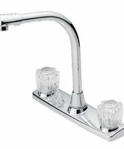 Cheap 🎉 PROFLO® Kemble Two Handle Kitchen Faucet in Polished Chrome 🛒