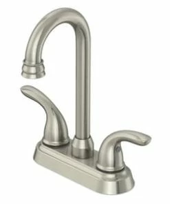 Outlet 🌟 PROFLO® Classic® Two Lever Handle Bar Faucet in Brushed Nickel 🔔