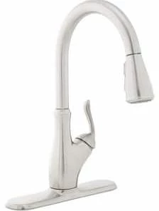 Outlet 🔥 PROFLO® Roystone Series Single Handle Pull Out Kitchen Faucet in Brushed Nickel ⭐ -Profl® Sales Store Query 314