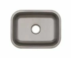 Best Sale 🔥 PROFLO® Plomosa 23-3/8 x 17-3/4 in. Stainless Steel Single Bowl Undermount Kitchen Sink 👏