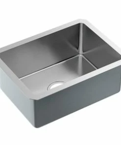 Best Sale 🥰 PROFLO® Plomosa 20 x 15 in. No Hole Stainless Steel 1 Bowl Undermount Kitchen Sink in Stainless Steel 💯