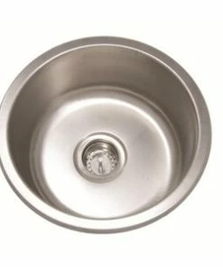Wholesale 😉 PROFLO® Round Stainless Steel Undermount Kitchen Sink with Center Drain 🎉