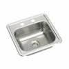 Flash Sale 👏 PROFLO® 15 X 15 In. 23 Gauge Stainless Steel Bar Sink Single Hole 🔔