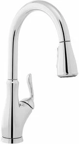 Promo 👍 PROFLO® Roystone Series Pull Down Kitchen Faucet in Chrome 🎉