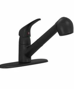 Coupon 😍 PROFLO® Single Handle Pull Out Kitchen Faucet with Two-Function Spray in Matte Black 🌟 -Profl® Sales Store Query 438