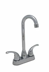 Deals 👍 PROFLO® Country Kitchen Country Kitchen Two Lever Handle Bar Faucet in Chrome 😀