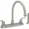 Best Sale 🔥 PROFLO® Two Handle Kitchen Faucet in PVD Brushed Nickel 😀