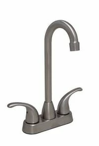 New ⭐ PROFLO® Two Lever Handle Bar Faucet in Brushed Nickel 🥰