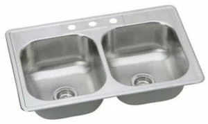 Best deal 🎉 PROFLO® Bealeton 33 x 22 in. 3-Hole Stainless Steel Double Bowl Drop-in Kitchen Sink with Sound Dampening ⌛ 1 Best deal 🎉 PROFLO® Bealeton 33 x 22 in. 3-Hole Stainless Steel Double Bowl Drop-in Kitchen Sink with Sound Dampening ⌛