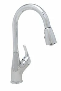 Promo ✨ PROFLO® Tecopa Single Handle Pull Down Kitchen Faucet with Three-Function Spray in Chrome 👏