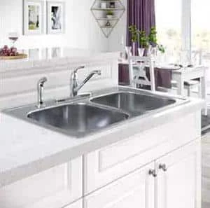 Best deal 🎉 PROFLO® Bealeton 33 x 22 in. 3-Hole Stainless Steel Double Bowl Drop-in Kitchen Sink with Sound Dampening ⌛ 4 Best deal 🎉 PROFLO® Bealeton 33 x 22 in. 3-Hole Stainless Steel Double Bowl Drop-in Kitchen Sink with Sound Dampening ⌛ - Image 4