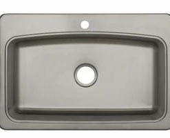 Outlet 🎁 PROFLO® Bealeton 32-15/16 x 22 in. 1-Hole Stainless Steel Single Bowl Drop-in Kitchen Sink 👍