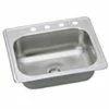 Budget 🎉 PROFLO® Bealeton 25 x 22-1/16 in. 3-Hole Stainless Steel Single Bowl Drop-in Kitchen Sink 😉